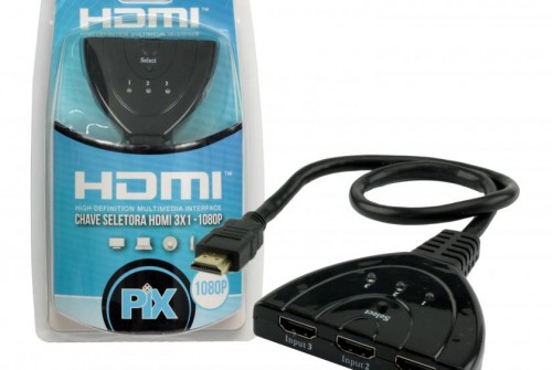 CHAVE SELETORA HDMI 3D